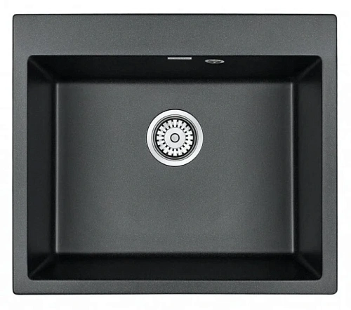 Мойка для кухни Paulmark Kante 60 см черная - фото 2