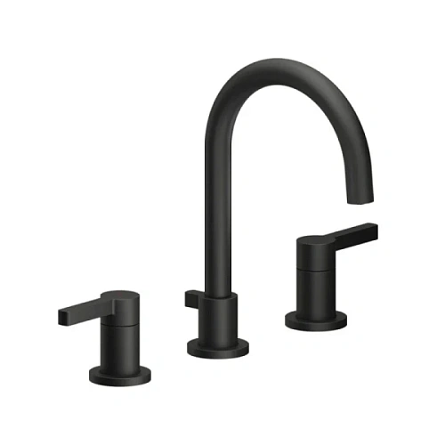 Смеситель для раковины Nobili Lira черный - фото 2