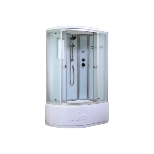 Душевая кабина Timo Standart 120x85 см левосторонняя профиль хром T-6620SFL (детальная фотография), со средним поддоном
