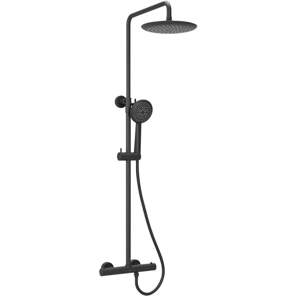 Душевая стойка Sancos Game черная матовая SC3002MB (детальная фотография)