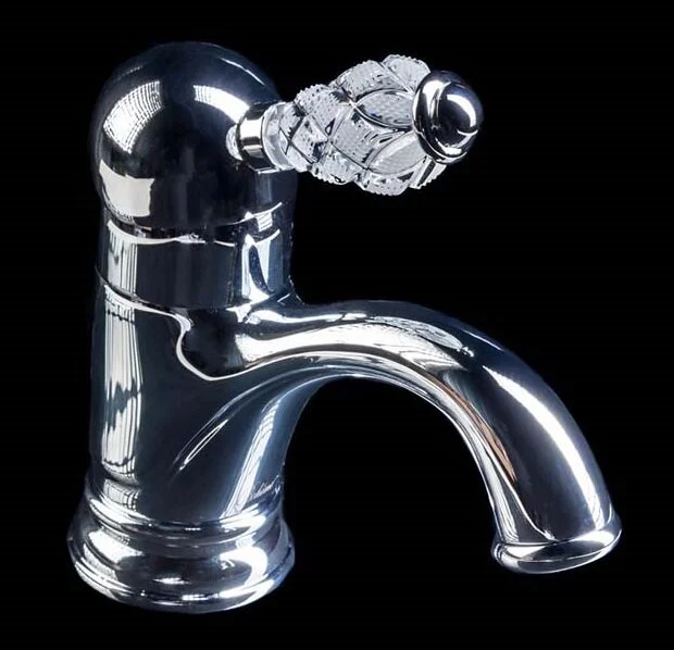 Смеситель для раковины Boheme Crystal хром 261-CRST (детальная фотография)