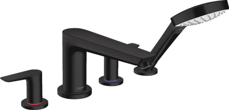 Смеситель для ванны Hansgrohe Talis E матовый черный 71748670 (детальная фотография)
