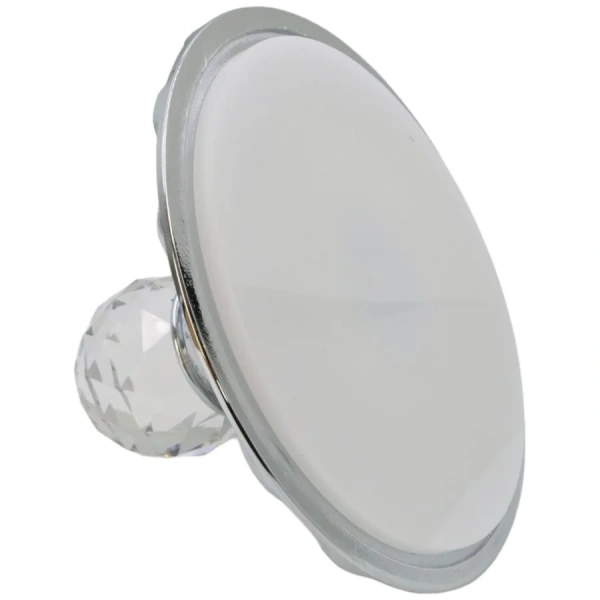 Стакан для ванной Migliore Cristalia 16 с крышкой (детальная фотография), классические, ретро, с кристаллами swarovski, декорированные index_1