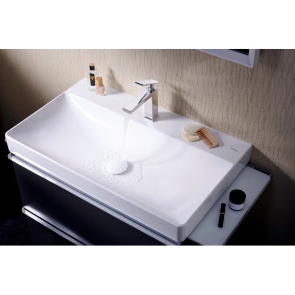Смеситель для раковины Hansgrohe Tecturis E хром 73011000 (детальная фотография), хром