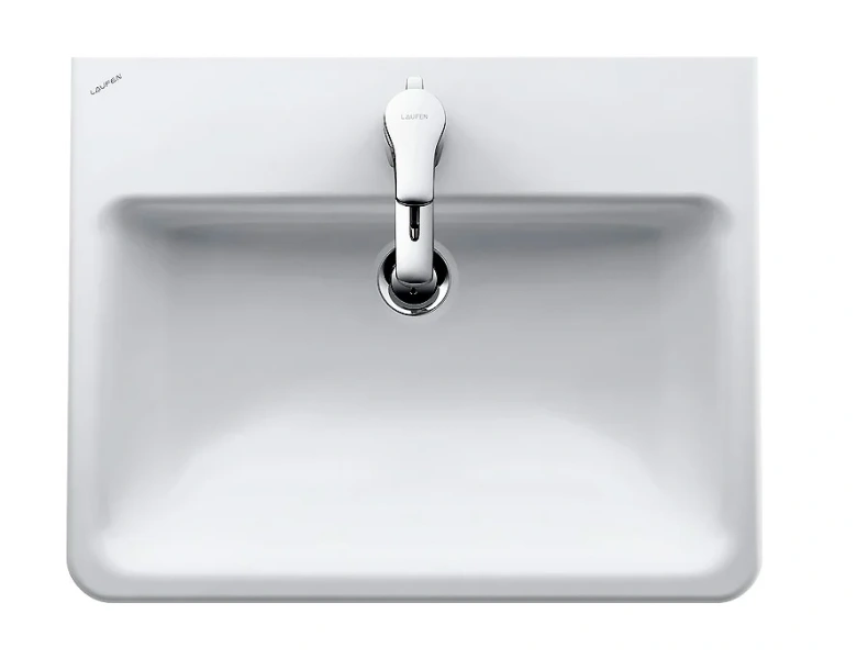 Раковина Laufen Pro S 56 см с 1 отверстием для смесителя, с отверстием перелива 8.1896.3.000.104.1 (детальная фотография)