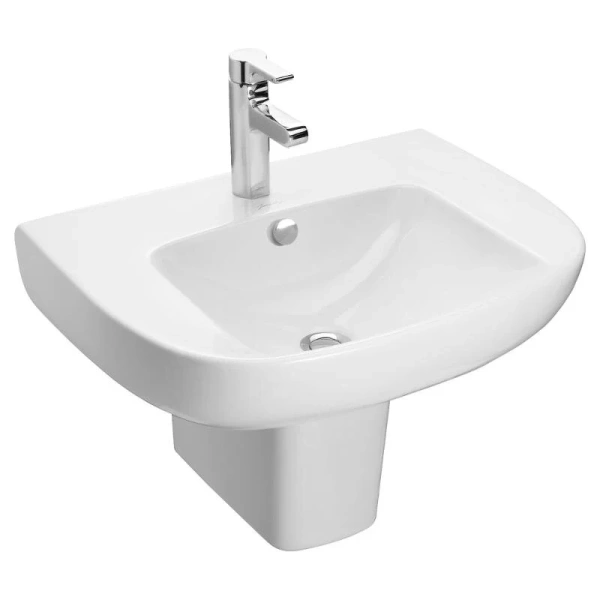 Раковина Jacob Delafon Odeon Up 56 см подвесная E4737-00 (детальная фотография), подвесные, на полупьедестал, на пьедестал, пристенные