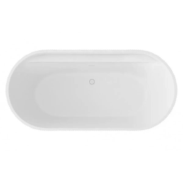 Ванна акриловая Abber 170x80 см овальная AB9444MW (детальная фотография), современныe, hi-tech, декорированныe