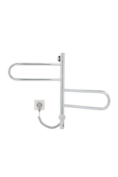 Полотенцесушитель электрический Vincea 44х60 см хром VTD-1R1CE (детальная фотография), хром