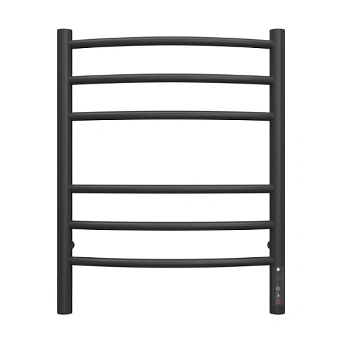 Полотенцесушитель электрический Terminus Классик П6 45х60 см матовый черный - фото 2