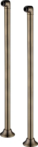 Комплект колонн для напольного подключения смесителя Lemark Vintage, бронза - фото 2