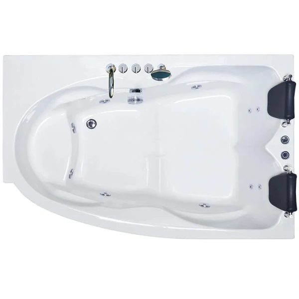 Ванна гидромассажная Royal Bath Shakespeare Comfort RB652100CM-L/R, 170 x 110 см, белая (детальная фотография), акриловые