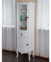 Шкаф, петли слева, цвет белый глянец, фурнитура бронза, La Beaute Joanna