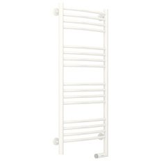 Полотенцесушитель электрический правый, цвет белый перемычка выгнутая Сунержа Богема 2.0 1000х400