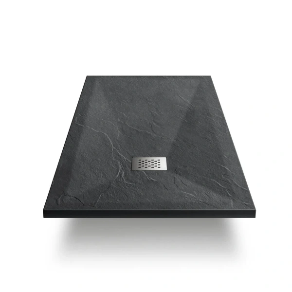 Душевой поддон Vincea 120х80 см антрацит VST-4SR8012A (детальная фотография), из искусственного камня