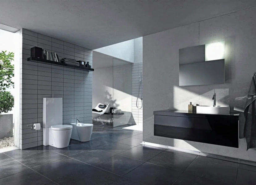Сиденье для унитаза, съемное, soft close, петли нержавеющая сталь, Duravit Starck 1 0065880099 (детальная фотография) index_1