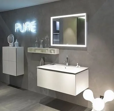 Раковина Duravit Me By Starck 103 см белая 2336100000 (детальная фотография), прямоугольной формы, широкая