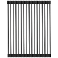 Ролл-мат для кухонных моек Paulmark 44 см вороненая сталь