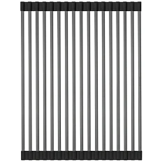 Ролл-мат для кухонных моек Paulmark 44 см вороненая сталь