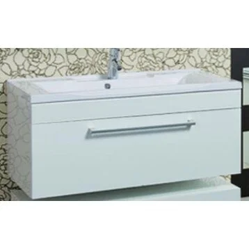 Тумба с раковиной подвесная Акватон Мадрид 1A126901MA 100 см с выдвижным ящиком (детальная фотография)