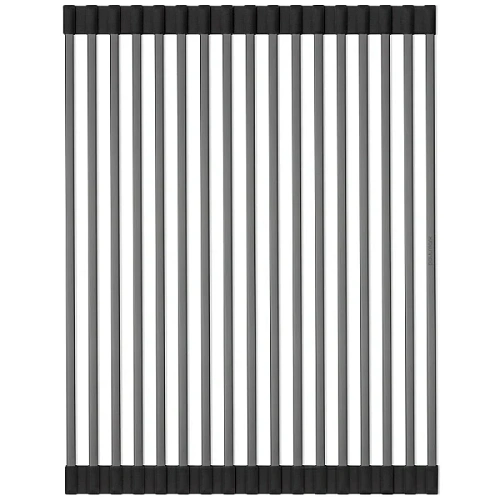 Ролл-мат для кухонных моек Paulmark 44 см вороненая сталь - фото 3