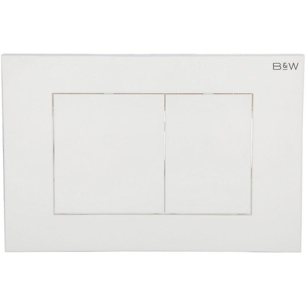 Клавиша смыва Black&White Universe белая 09531 (детальная фотография)