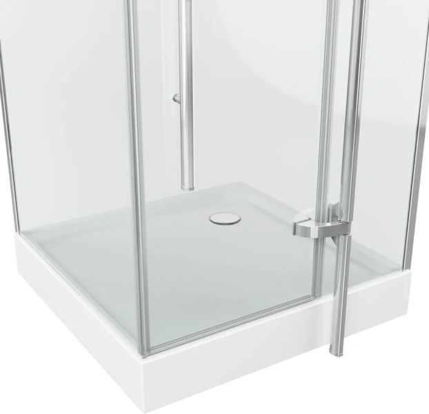 Душевой уголок Grossman Style 90x90 см квадратный GR-6090 (детальная фотография), хром