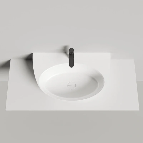 Раковина Salini Alda Wall 03 70 см белый глянец 140313G (детальная фотография), белые