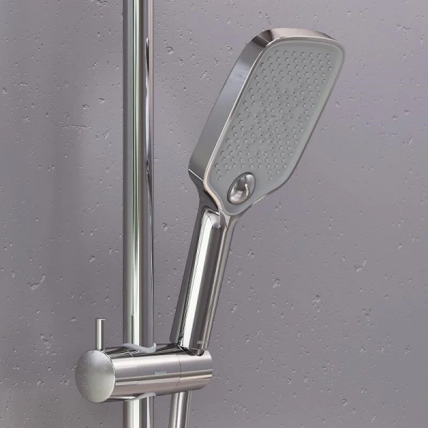 Душевая стойка Damixa Gala 953800 с термостатом (детальная фотография), с термостатом
