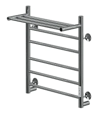 Полотенцесушитель электрический Ника WAY 60х50 см хром