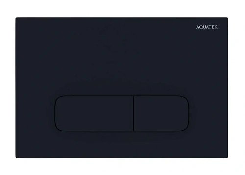 Клавиша смыва Акватек Pneumo S черный матовый - фото 5