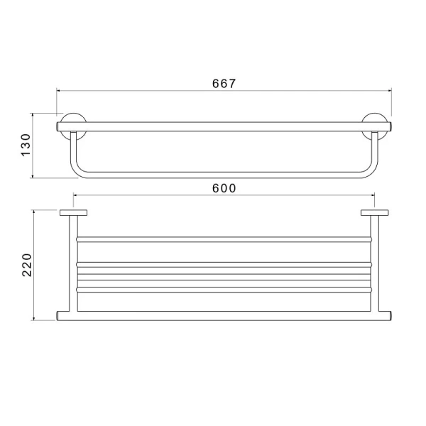 Полотенцедержатель Акватек Оберон черный матовый AQ4215MB (детальная фотография), современные, hi-tech