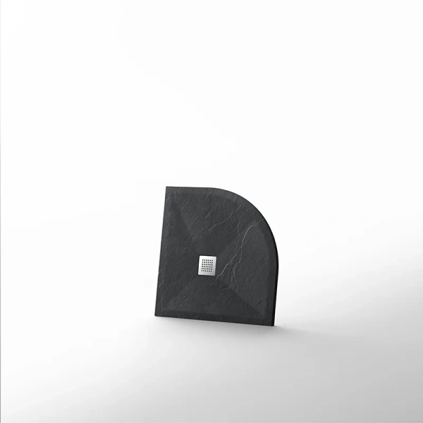Душевой поддон Grossman Strong 100x100 см графит GR-S2100100 (детальная фотография), из искусственного камня