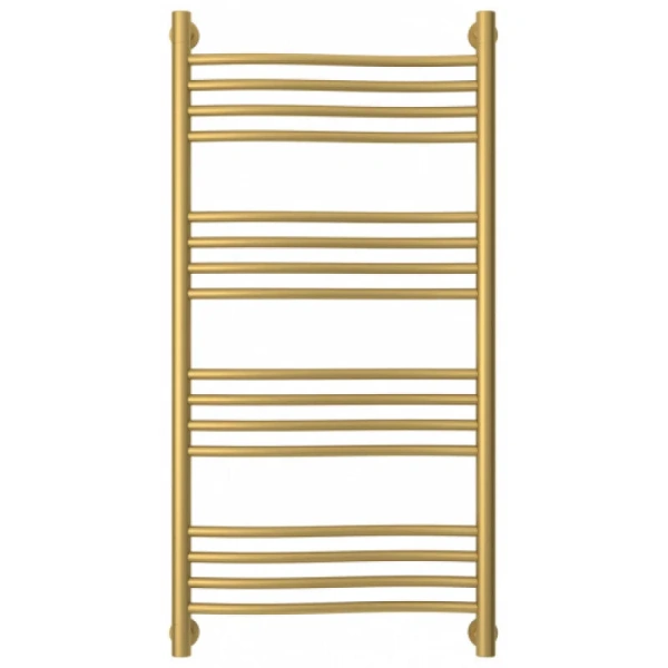 Полотенцесушитель водяной Сунержа Флюид+ 50х100 см золотой шелк 32-0222-1050 (детальная фотография), золото