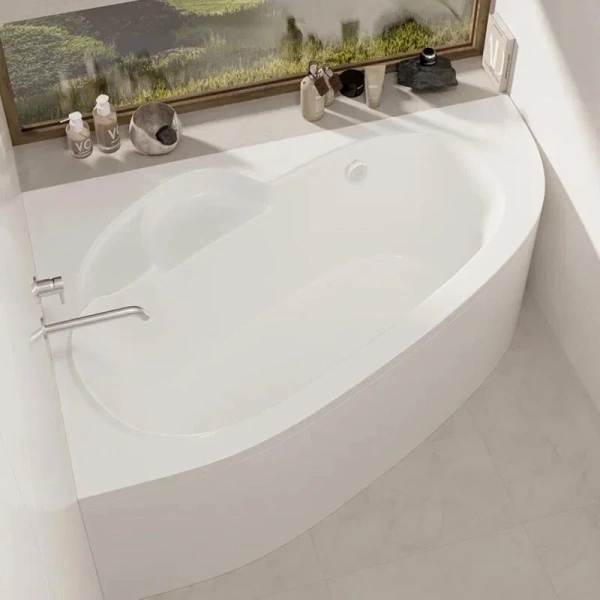 Ванна акриловая Alba Spa Katrina ВАС026030П100/ВАС027030Л100, 150 x 100 см, цвет белый, правая/левая (детальная фотография), 150х100