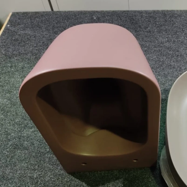 Унитаз подвесной Kerasan Nolita borgogna matt 531475 (детальная фотография), без бачка, со скрытым бачком