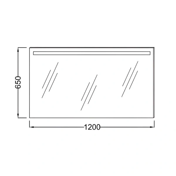 Зеркало с подсветкой Jacob Delafon 120 см с антипаром EB1418-NF (детальная фотография), в наличии