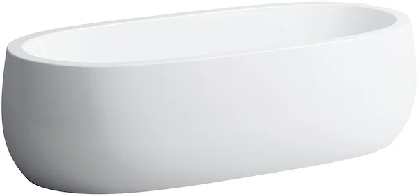 Ванна из искусственного камня Laufen Alessi One 183x87 см белая 2.4597.2.000.000.1 (детальная фотография)