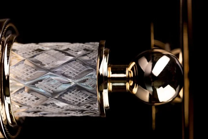 Полотенцедержатель Boheme Murano Cristal золото 10902-CRST-G (детальная фотография), золото, комбинированные