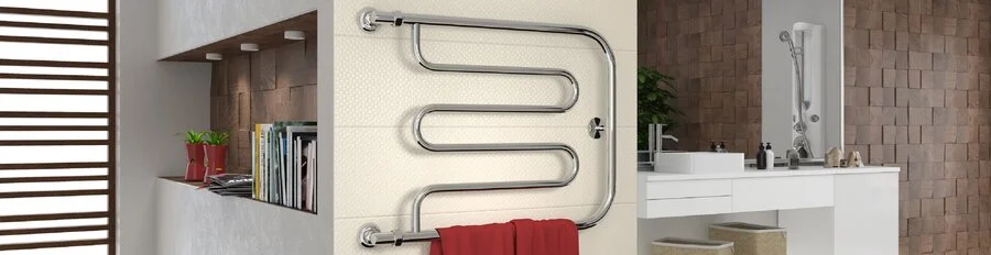 Полотенцесушитель водяной Стилье Тандем 00011-5065 (детальная фотография), хром