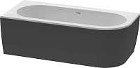 Ванна акриловая Cezares Slim 180x80 см черная, левосторонняя