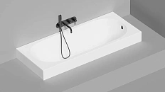 Ванна из искусственного камня Salini Ornella 160х70 см белая глянцевая