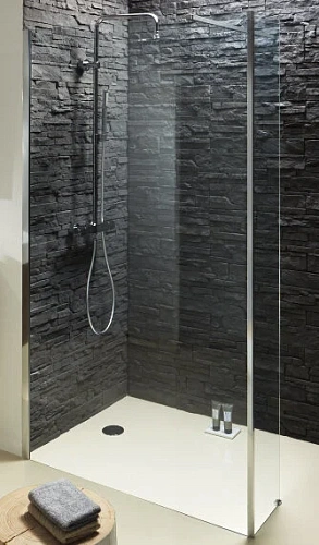 Душевая перегородка Jacob Delafon Contra 140 см профиль хром стекло прозрачное - фото 4