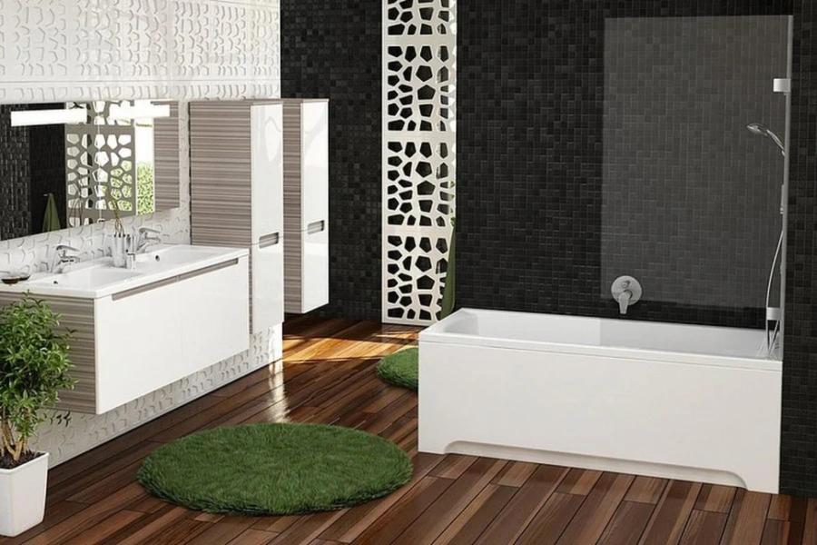 Шторка для ванной Ravak Brilliant BVS1 80x150 см профиль хром 7U840A00Z1 (детальная фотография), недорогие