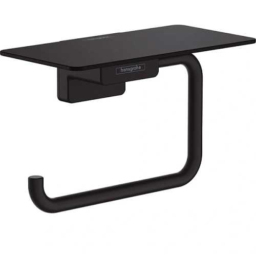 Бумагодержатель Hansgrohe AddStoris матовый черный - фото 4