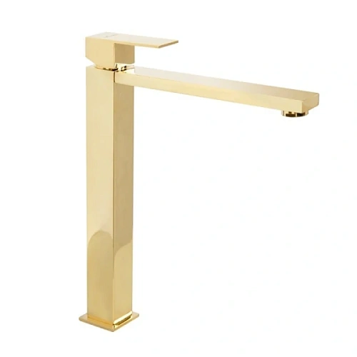 Смеситель для раковины Cezares Unika золото 24 карат - фото 3