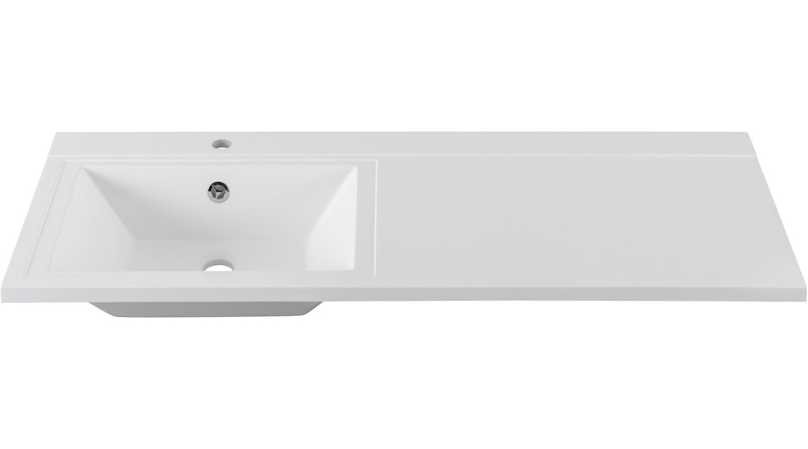 Раковина над стиральной машиной Aquanet Персона 120 см левосторонняя 169618 (детальная фотография), подвесные, над стиральной машиной, пристенные