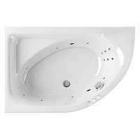 Ванна гидромассажная Excellent Aquarella Smart 170 x 110 см, левая, белый/хром, WAEX.ARL17.SMART.CR