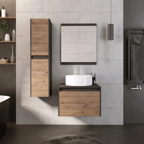 Шкаф-пенал подвесной Grossman Смарт 30 см универсальный 303011 (детальная фотография), современные, hi-tech