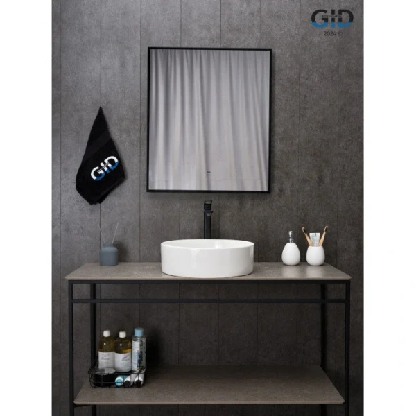 Раковина GID Esfera N9423 40 см круглая 51143 (детальная фотография), белые