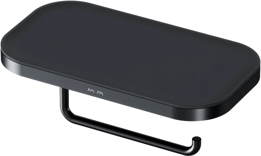 Бумагодержатель Am.Pm Func черный матовый A8F341422 (детальная фотография)